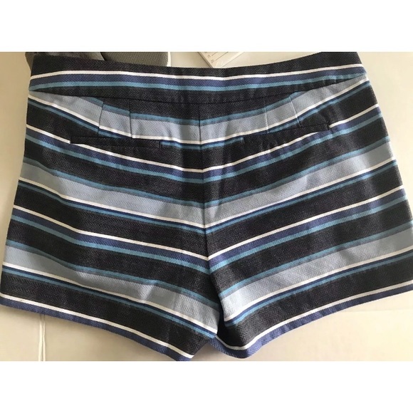 J.Crew Textured Zigzag Stripe Shorts Cotton Blend - Picture 3 of 5